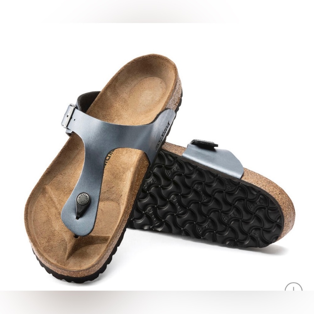 Birkenstock Gizeh Ice Pearl Onyx Thong Sandals